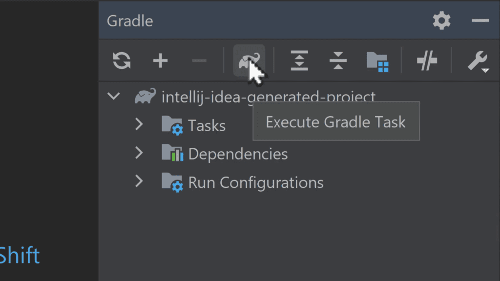 Gradle Tool Window elephant icon